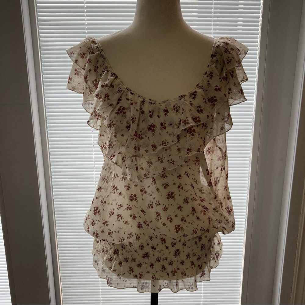 🌸5/$25🌸 
 Miley Cyrus x Max Azria Size XL Blouse